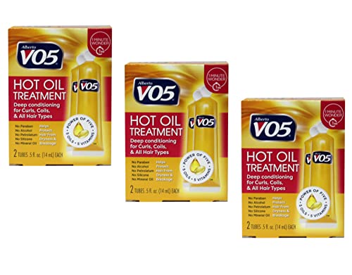 Alberto Vo5 Hot Oil Intense Conditioning Treatment, 0.5 Ounce, 2-count Alberto Vo5 Hot Oil Intense Conditioning Treatment, 0.5 Ounce, 2-count Tubes (Pack of 3)