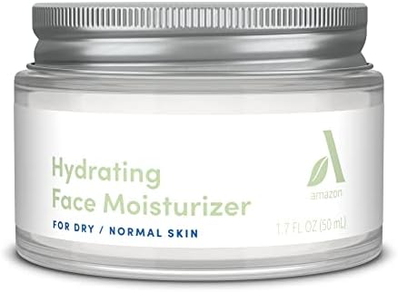 Amazon Aware Hydrating Face Moisturizer with Avocado & Sunflower Seed Amazon Aware Hydrating Face Moisturizer with Avocado & Sunflower Seed Oils, Squalane & Cocoa Butter, Vegan, Formulated without Fragrance, Dermatologist Tested, Dry to Normal Skin, White, 1.7 fl oz