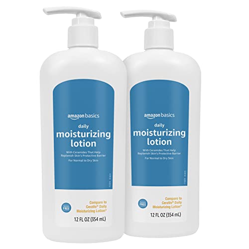 Amazon Basics Daily Moisturizing Lotion, 12 Fluid Ounces, 2-Pack Amazon Basics Daily Moisturizing Lotion, 12 Fluid Ounces, 2-Pack