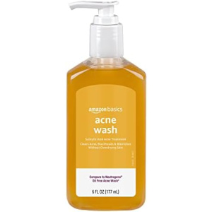 Amazon Basics Salicylic Acid Acne Wash, 6 Fluid Ounces, 1-Pack
