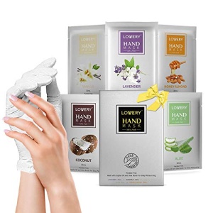 Birthday Gifts Deep Conditioning Hand Mask, 5 Pack, Coconut, Aloe, Honey Almond, Lavender, Vanilla, Made with Vitamin E, Shea Butter & Jojoba Oil, Gifts for Women, Birthday, Gift for Mom, Best Friend