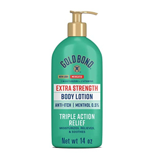 Gold Bond Medicated Extra Strength Body Lotion, 14 oz., Moisturizes, Relieves & Soothes
