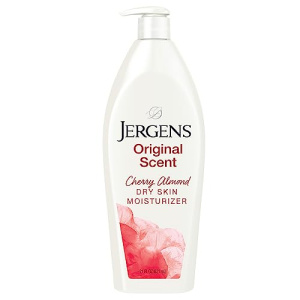 Jergens Original Scent Dry Skin Moisturizer, Body and Hand Lotion, for Long Lasting Skin Hydration, 21 Ounce, with HYDRALUCENCE blend and Cherry Almond Essence