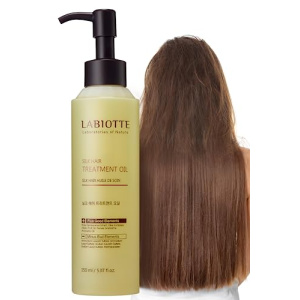LABIOTTE Silk Hair Treatment Oil 5.07 Fl Oz| Korean Beauty Hair Care for Hair Repair and Frizz Control| Organic Hair Oil & Hair Shine | Hair Oil for Dry Damaged Hair Growth Enriched with Jojoba Oil