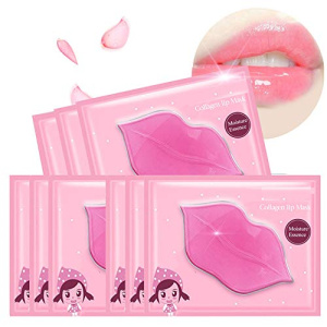 Lip Mask, 30 Pieces Collagen Crystal Pink Lip Care Gel Masks, Lip Pads For Moisturizing, Anti-Wrinkle, Anti-Aging, Firms Hydrates Lips, Remove Dead Skin Moisture Essence Make Your Lip Attractive Sexy