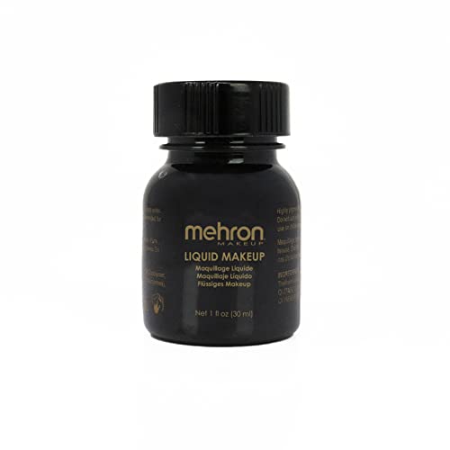 Mehron Makeup Liquid Face and Body Paint (1 oz) (BLACK) Mehron Makeup Liquid Face and Body Paint (1 oz) (BLACK)