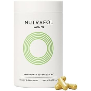 Nutrafol Women's Hair Growth Supplements, Ages 18-44, Clinically Proven for Visibly Thicker and Stronger Hair, Dermatologist Recommended - 1 Month Supply