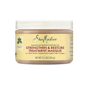 SheaMoisture Jamaican Black Castor Oil Treatment Masque Jamaican Black Castor Oil For Dry Hair Paraben Free Hair Mask 11.5 oz