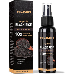 Venanoci Hair Growth Serum, Rice Water for Hair Growth for Women & Men, Hair Loss Treatment, Rice Water Spray for Damaged Dry Hair Treatment, Hair Regrowth Treatment for Thicker Longer Fuller Hair with Castor oil Ginger