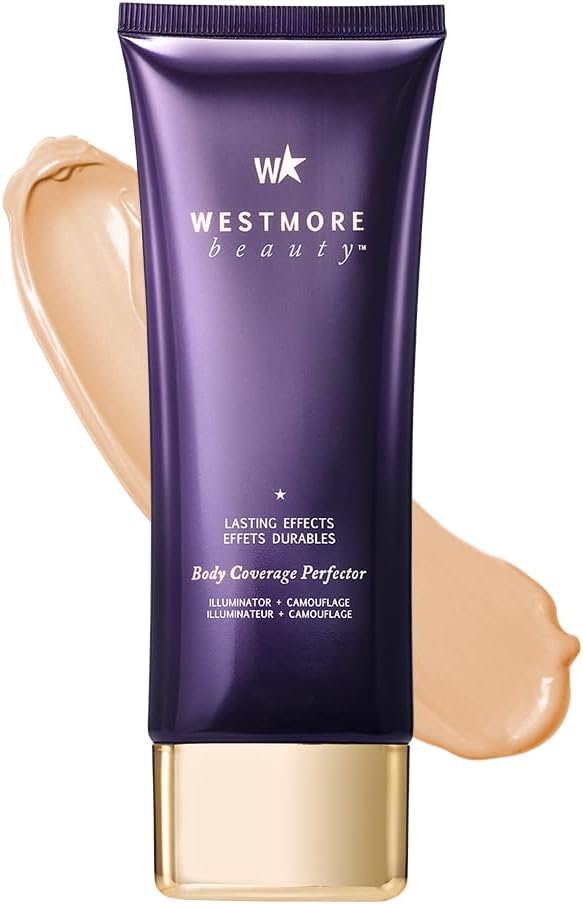 Westmore Beauty Body Coverage Perfector 2.5 Oz/ 74ml (Natural Radiance) Westmore Beauty Body Coverage Perfector 2.5 Oz/ 74ml (Natural Radiance) - Waterproof Leg And Body Makeup For Tattoo Cover Up And More - The Best Tattoo Cover Up Leg Makeup