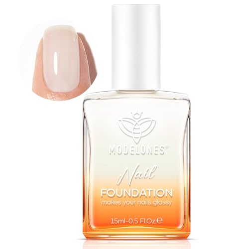 modelones Nail Strengthener, Milky White Nail Polish Nail Repair for modelones Nail Strengthener, Milky White Nail Polish Nail Repair for Damaged Nails Hardener Air Dry Nail Growth Polish Natural Nail Concealer Foundation Gifts for Women 15ml